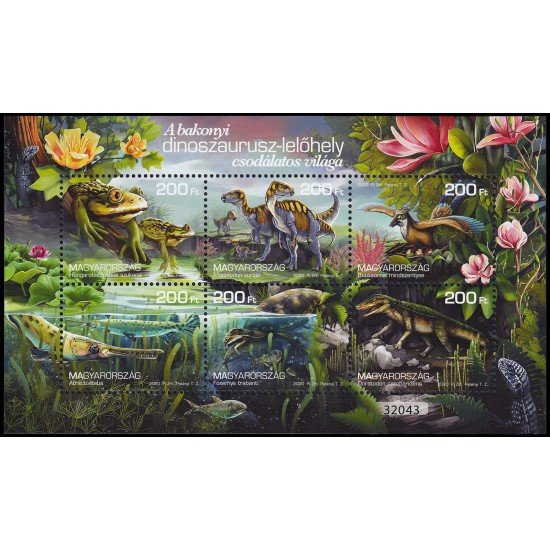 Hungría Hungary HB 437A 2020 Dinosaurios MNH