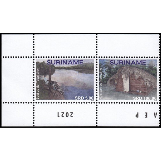Upaep Suriname 2021 Turismo MNH Upaep Suriname 2021 Turismo MNH