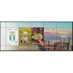 Upaep Guatemala 2020 Animales, comidas y lugares MNH