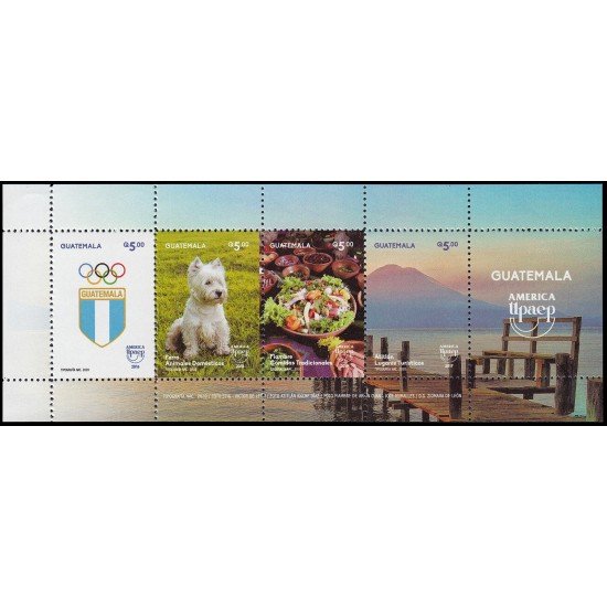 Upaep Guatemala 2020 Animales, comidas y lugares MNH Upaep Guatemala 2020 Animales, comidas y lugares MNH