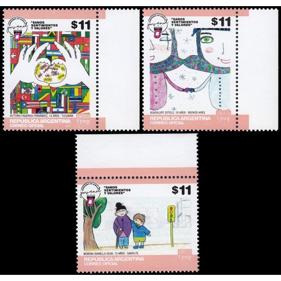 Upaep Argentina 2016 Dibujos MNH Upaep Argentina 2016 Dibujos MNH
