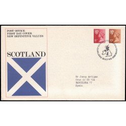 Gran Bretaña 807/12 (de la serie) 1976 SPD FDC Serie Reina Isabel II Escocia Sobre primer día Philatelic Bureau Gran Bretaña 807/12 (de la serie) 1976 SPD FDC Serie Reina Isabel II Escocia Sobre primer día Philatelic Bureau