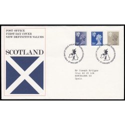 Gran Bretaña 1076/78/80 1983 SPD FDC Serie Reina Isabel II Sobre primer día Gran Bretaña 1076/78/80 1983 SPD FDC Serie Reina Isabel II Sobre primer día