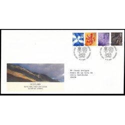 Gran Bretaña 2106/09 1999 SPD FDC Serie Regional Sobre primer día Philatelic Bureau