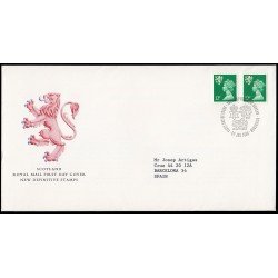 Gran Bretaña 1207 1986 SPD FDC Serie Reina Isabel II Escocia Sobre primer día Philatelic Bureau Gran Bretaña 1207 1986 SPD FDC Serie Reina Isabel II Escocia Sobre primer día Philatelic Bureau