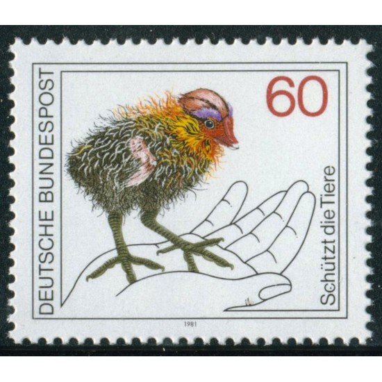 FAU5/S Alemania Federal  Germany  Nº 934  1981 Proteccón  de los animales Lujo
