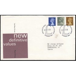 Gran Bretaña 900/08 (de la serie) 1979-80 SPD FDC Serie Reina Isabel II Sobre primer día Windsor