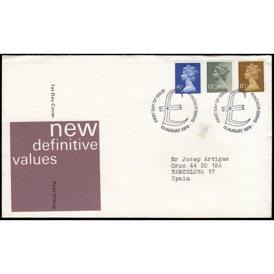 Gran Bretaña 900/08 (de la serie) 1979-80 SPD FDC Serie Reina Isabel II Sobre primer día Windsor Gran Bretaña 900/08 (de la serie) 1979-80 SPD FDC Serie Reina Isabel II Sobre primer día Windsor
