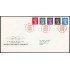 Gran Bretaña 1434/38 1990 SPD FDC Serie Reina Isabel II Sobre primer día Windsor