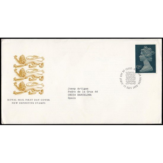 Gran Bretaña 1194 1985 SPD FDC Serie Reina Isabel II Sobre primer día Windsor