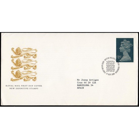Gran Bretaña 1194 1985 SPD FDC Serie Reina Isabel II Sobre primer día Philatelic Bureau Gran Bretaña 1194 1985 SPD FDC Serie Reina Isabel II Sobre primer día Philatelic Bureau