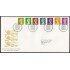 Gran Bretaña 1561/67 1991 SPD FDC Serie Reina Isabel II Sobre primer día Philatelic Bureau