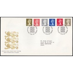 Gran Bretaña 1709/14 1993 SPD FDC Serie Reina Isabel II Sobre primer día Philatelic Bureau