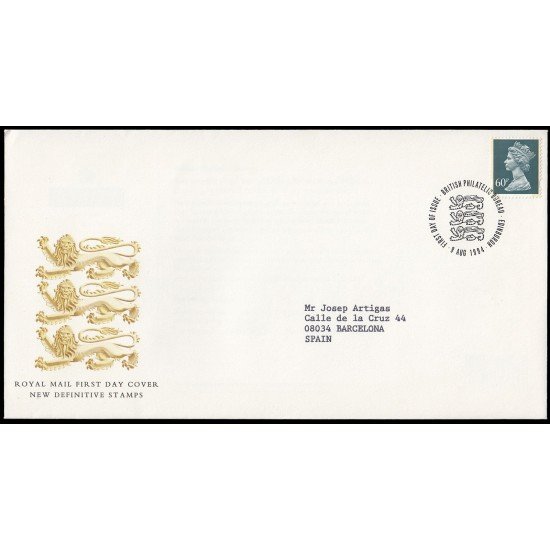 Gran Bretaña 1779 1994 SPD FDC Serie Reina Isabel II Sobre primer día Philatelic Bureau Gran Bretaña 1779 1994 SPD FDC Serie Reina Isabel II Sobre primer día Philatelic Bureau