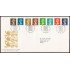 Gran Bretaña 1328/35 1988 SPD FDC Serie Reina Isabel II Sobre primer día Windsor