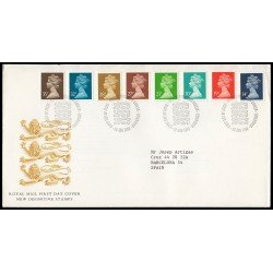 Gran Bretaña 1328/35 1988 SPD FDC Serie Reina Isabel II Sobre primer día Philatelic Bureau Gran Bretaña 1328/35 1988 SPD FDC Serie Reina Isabel II Sobre primer día Philatelic Bureau