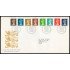 Gran Bretaña 1328/35 1988 SPD FDC Serie Reina Isabel II Sobre primer día Philatelic Bureau