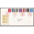 Gran Bretaña 1402/08 1989 SPD FDC Serie Reina Isabel II Sobre primer día Philatelic Bureau
