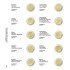 Lindner 1118-37 Hoja impresa para moneda conmemorativa de 2 Euros: Eslovaquia 2023 - Italia 2023