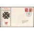 Gran Bretaña 807/12 (de la serie) 1976 SPD FDC Serie Reina Isabel II Gales  Sobre primer día Cardiff