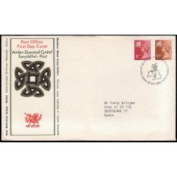 Gran Bretaña 807/12 (de la serie) 1976 SPD FDC Serie Reina Isabel II Gales Sobre primer día Philatelic Bureau Gran Bretaña 807/12 (de la serie) 1976 SPD FDC Serie Reina Isabel II Gales Sobre primer día Philatelic Bureau