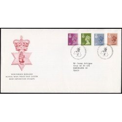 Gran Bretaña 1151/62 (de la serie) 1984 SPD FDC Serie Reina Isabel II Irlanda del Norte Sobre primer día Philatelic Bureau Gran Bretaña 1151/62 (de la serie) 1984 SPD FDC Serie Reina Isabel II Irlanda del Norte Sobre primer día Philatelic Bureau