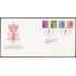 Gran Bretaña 1151/62 (de la serie) 1984 SPD FDC Serie Reina Isabel II Irlanda del Norte Sobre primer día Philatelic Bureau