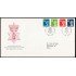 Gran Bretaña 1346/57 1988 SPD FDC Serie Reina Isabel II Irlanda del Norte Sobre primer día Belfast