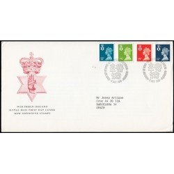 Gran Bretaña 1346/57 (de la serie) 1988 SPD FDC Serie Reina Isabel II Irlanda del Norte Sobre primer día Philatelic Bureau Gran Bretaña 1346/57 (de la serie) 1988 SPD FDC Serie Reina Isabel II Irlanda del Norte Sobre primer día Philatelic Bureau