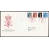 Gran Bretaña 1422/33 (de la serie) 1989 SPD FDC Serie Reina Isabel II Irlanda del Norte Sobre primer día Belfast