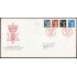 Gran Bretaña 1422/33 (de la serie) 1989 SPD FDC Serie Reina Isabel II Irlanda del Norte Sobre primer día Philatelic Bureau