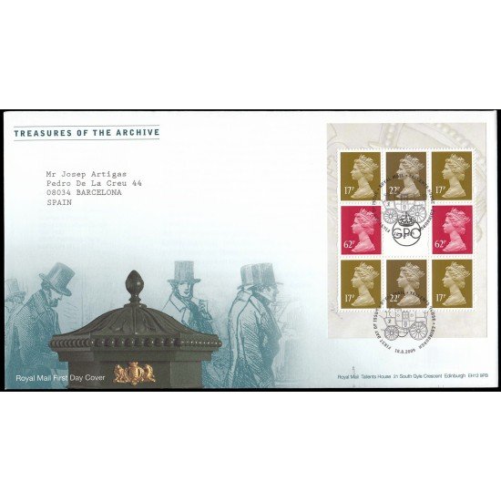 Gran Bretaña C3172 2009 SPD FDC HB de Carné Prestigio Sobre primer día Tallents House Gran Bretaña C3172 2009 SPD FDC HB de Carné Prestigio Sobre primer día Tallents House