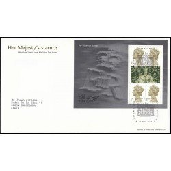 Gran Bretaña HB 10 2000 SPD FDC Exposición filatélica Internacional en londres Sobre primer día Philatelic Bureau Gran Bretaña HB 10 2000 SPD FDC Exposición filatélica Internacional en londres Sobre primer día Philatelic Bureau