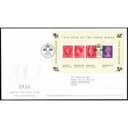 Gran Bretaña HB 39 2006 SPD FDC 1936 año de los tres Reyes Sobre primer día ThreeKingham