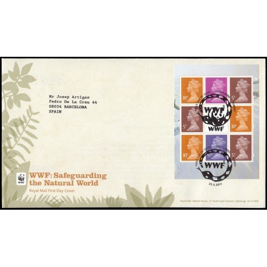 Gran Bretaña C3450 2011 SPD FDC HB de Carné Prestigio Sobre primer día Surrey Gran Bretaña C3450 2011 SPD FDC HB de Carné Prestigio Sobre primer día Surrey