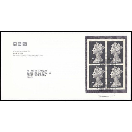 Gran Bretaña C2076 (3ª hoja) 1999 SPD FDC HB de Carné Prestigio Sobre primer día Londres Gran Bretaña C2076 (3ª hoja) 1999 SPD FDC HB de Carné Prestigio Sobre primer día Londres