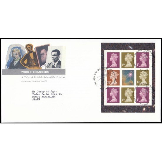 Gran Bretaña C2122a 1999 SPD FDC HB de Carné Prestigio Sobre primer día Philatelic Bureau Gran Bretaña C2122a 1999 SPD FDC HB de Carné Prestigio Sobre primer día Philatelic Bureau