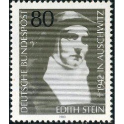 REL/S Alemania Federal Germany Nº 994 1983 Homenaje a Edith Stein Lujo REL/S Alemania Federal Germany Nº 994 1983 Homenaje a Edith Stein Lujo