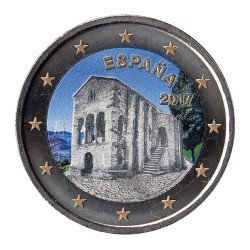 España 2017 2 € euros conmemorativos Color UNESCO Sta María del Naranco Asturias 