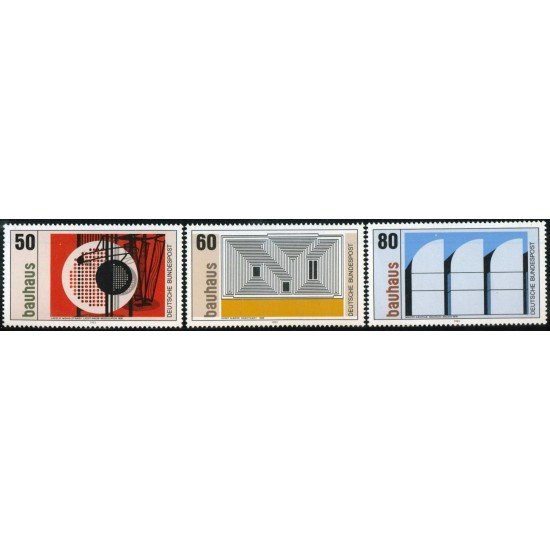 VAR1/S Alemania Federal Germany Nº 996/98 1983 100º Aniv. del arquitecto Walter Gropius Lujo VAR1/S Alemania Federal Germany Nº 996/98 1983 100º Aniv. del arquitecto Walter Gropius Lujo