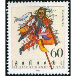 VAR1/S Alemania Federal Germany Nº 999 1983 Carnaval en Rottweil Lujo VAR1/S Alemania Federal Germany Nº 999 1983 Carnaval en Rottweil Lujo