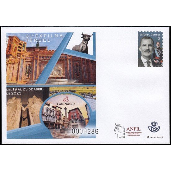 Sobres Enteros Postales 158 2023 61 Exfilna Teruel Sobres Enteros Postales 158 2023 61 Exfilna Teruel