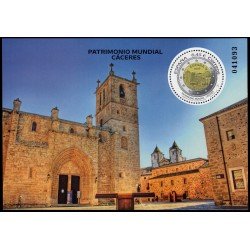España Spain 5642 2023 Hojita Patrimonio Mundial Cáceres MNH