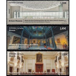 España Spain 5668/70 2023 Museos Vitoria Salamanca Madrid MNH España Spain 5668/70 2023 Museos Vitoria Salamanca Madrid MNH