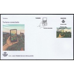 España Spain 5627 2023 Turismo conectado Autoadhesivos SPD Sobre Primer Día España Spain 5627 2023 Turismo conectado Autoadhesivos SPD Sobre Primer Día