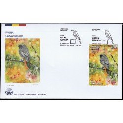 Andorra Española 541 2023 Fauna Cotxa Fumada SPD Sobre Primer Día