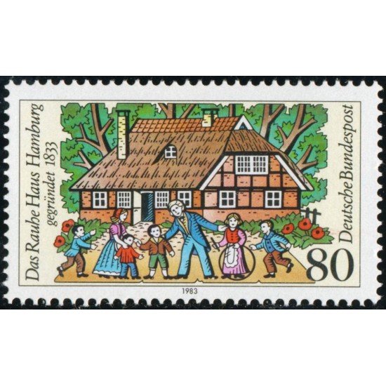 VAR1/S Alemania Federal Germany Nº1018 1983 150º Aniv. de la casa Rauhe por la infancia Lujo VAR1/S Alemania Federal Germany Nº1018 1983 150º Aniv. de la casa Rauhe por la infancia Lujo