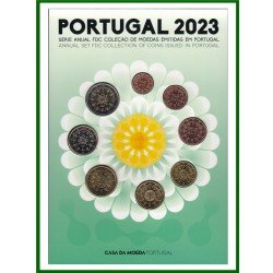 Portugal 2023 Cartera Oficial Monedas € euro Set Cartón 