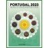 Portugal 2023 Cartera Oficial Monedas € euro Set Cartón 