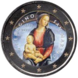 San Marino  2023 2 € euros conmemorativos Color Perugino